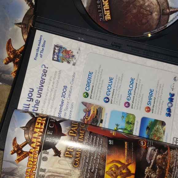 4/20 Warhammer Online: Age of Reckoning (PC, 2008) Disc 1 & 2 With Manual - Picture 5 of 6